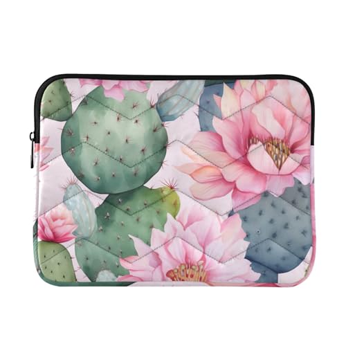 Funda para portátil de 13-14 pulgadas con diseño floral y tejido impermeable