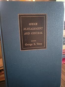 Hardcover Office Management and Control Book