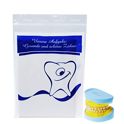 Dentalbeutel Laborbeutel 180 x 250 + 230 mm LDPE 50 my 1000 Stück