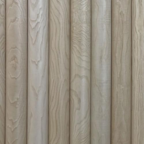Revestimiento de Pared de Palilleria flexible efecto 3d MDF Hidrófugo Laminado en Madera de Roble 300X2400 mm