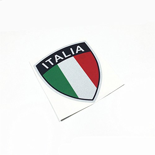 Car Styling Italy Flag Italia Car Sticker Decals Vinyl Tape Reflective For Vespa Piaggio 12X10Cm #TOP3