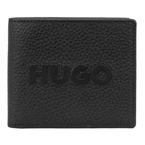 Hugo Men New Ethon Hi Bl_8cc Wallet 8 Card Slots, Black, One Size