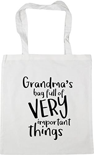 HippoWarehouse Grandma's Bag Full of Very Important Things Tote Shopping Gym Beach Bag 42cm x38cm, 10 litres