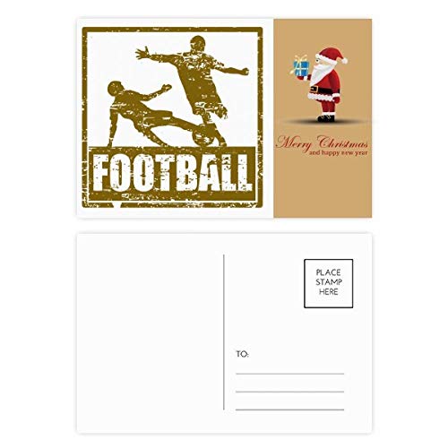 Cartes postales football marron (lot de 20) pour écrire aux membres de votre club