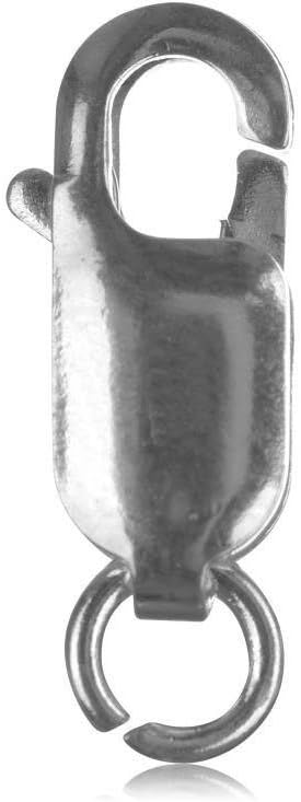 2 Sterling Silver Lobster Claw Clasps, 4 x 10mm