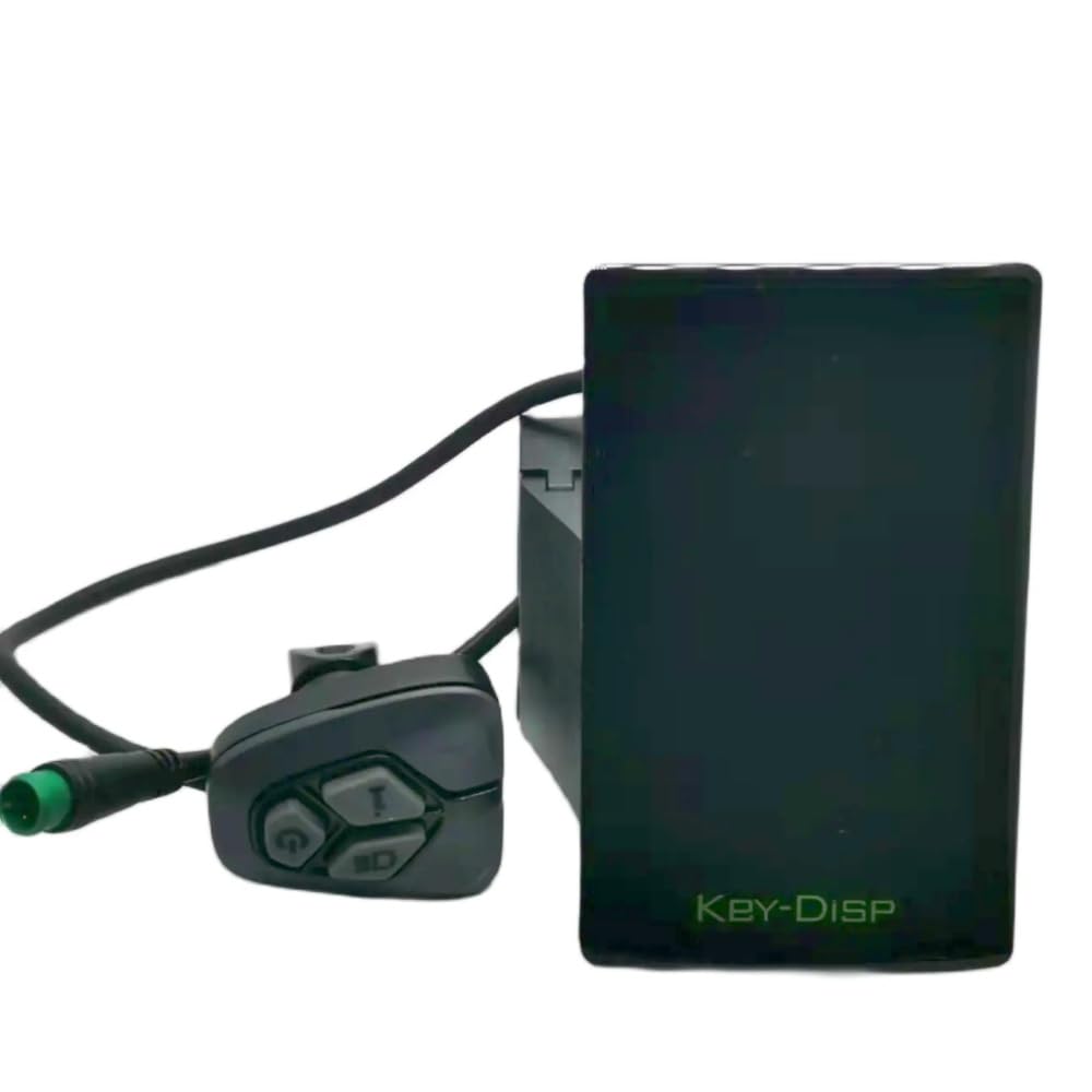 Compteur de Vitesse pour Vélo Électrique Key-Disp KD718 Écran LCD pour Vélo Électrique 36V/48V Affichage LCD Panneau de Contrôle avec 5-Pin Prise Étanche