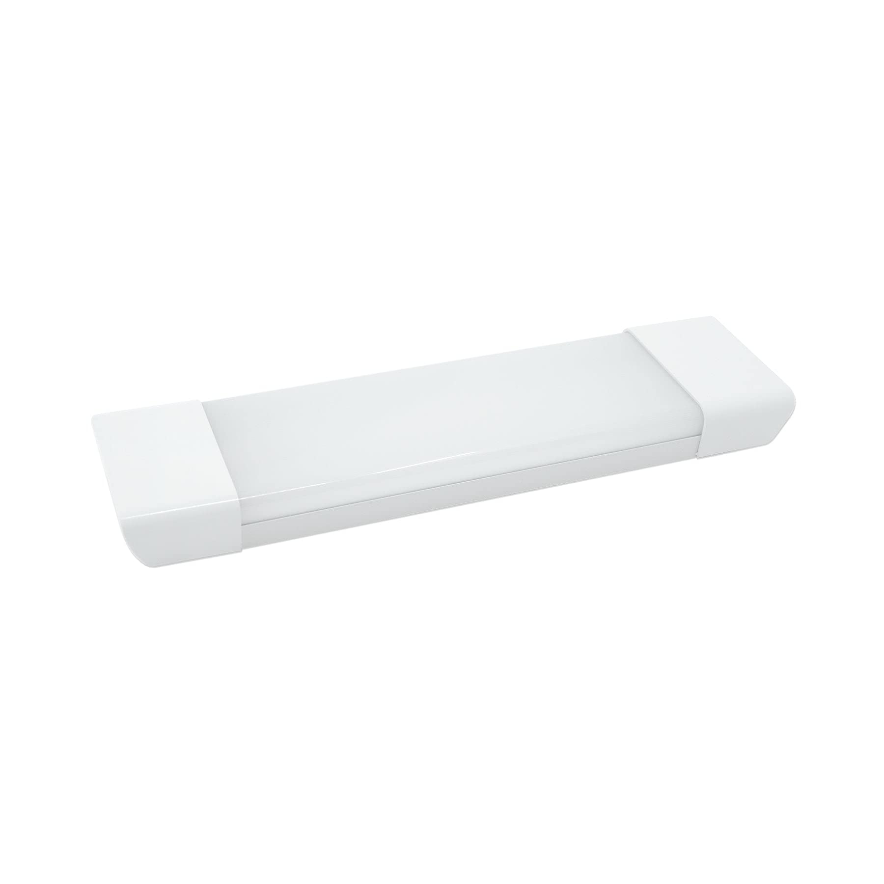 G.W.S® Pack of 10, Premium 1FT 30cm LED Batten Linear Tube Light, Neutral White 4000K, 10W 1000Lms, Flicker Free Surface Mount Ceiling Wall Light Fixture