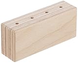 neoLab 1-2125 Holzständer für Impfösenhalter, 140 x 40 x 60 mm, L x B x H
