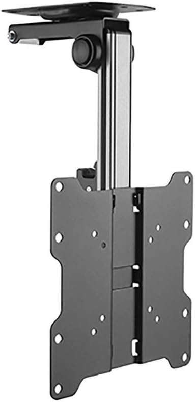 Multi-Function Display Hanger, Folding TV Hanger, 17-37 inch Monitor Ceiling j Stand, Short Bracket for Lifting Kitchen Restaurant