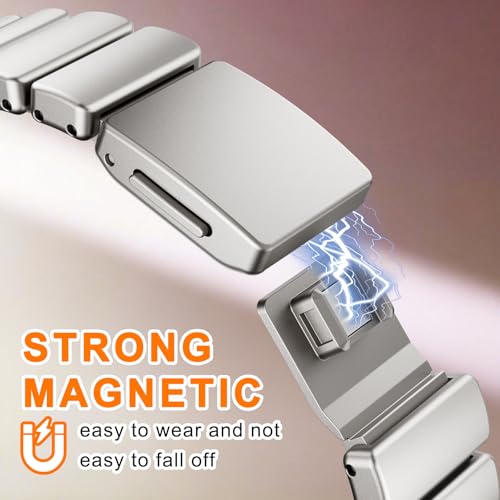 Image of Magnetic Titanium Band Compatible with Apple Watch Ultra 3 /2 /1 Band 49mm Series 11 10 46mm 45mm 44mm 42mm SE 3 /2 /1 9 8 7 6 5 4,Luxury Silicone Dual-Layer Link For iwatch Men Women