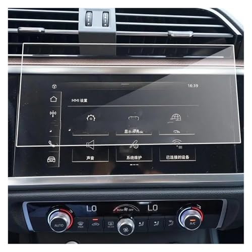 Protection d'écran Q3 2021 verre trempé anti-rayure pour autoradio GPS