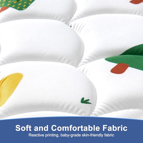Image of Mini Crib Mattress 38 inch x 24 inch x 4 inch- Firm Support and Comfort Premium Foam,Noiseless and Odorless,Hypoallergenic Mini Crib Mattress,Fits Mini and Portable Cribs,Dual Sided with Soft Breathable Fabric