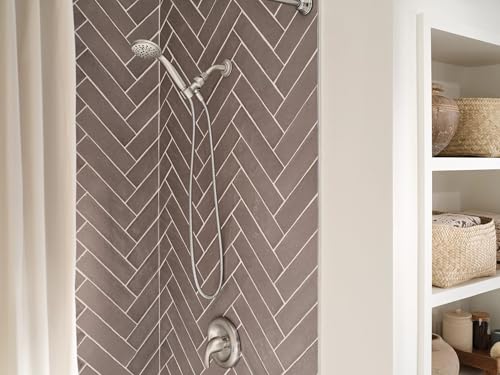 Moen Attune Shower Head with Handheld Sprayer, 6 Handheld Shower Head Spray Settings, Spot Resist Brushed Nickel Finish, 218H0SRN by Moen - Image 3