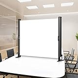 ♠ Pantalla de configuración rápida: puede encender fácilmente la pantalla de este proyector en segundos tirando de las patas a 90° y luego empujando el bloqueo. Si desea apagarlo, hágalo en orden inverso.