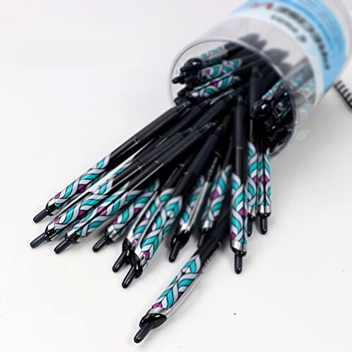 Bolígrafo retráctil de gel líquido 0.5 mm negro miniatura 5