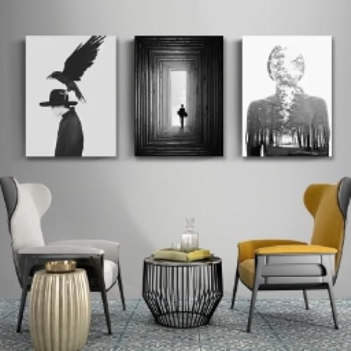 Images d'art mural de femmes modernes pour la décoration de bureau et grand salon