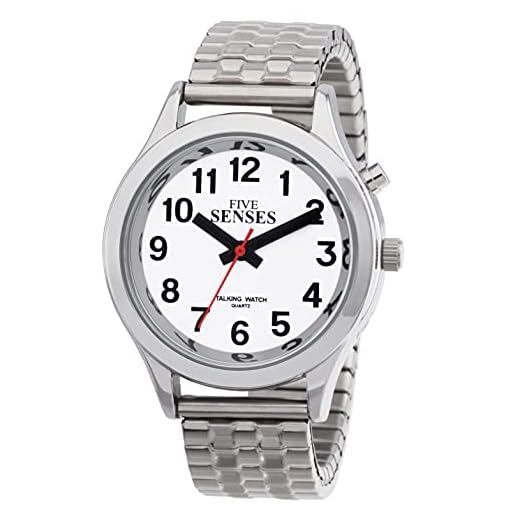 English Talking Watch for Seniors Women Talking with Day-Date Loud Alarm Clock Visually Impaired by Five Senses1156