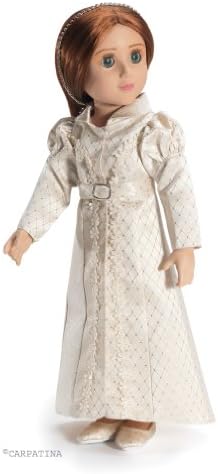 CARPATINA Regency Redingote Pelisse Coat and Shoes ~ Historical Doll Clothes 18" Dolls
