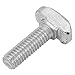 T Type Screw, Industrial Aluminum Profiles Fasteners T Slot Screw Standard for Industrial Equipment Machine Project (45 Type 30pcs M8*25)