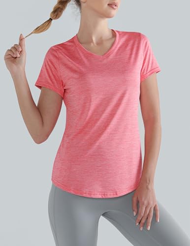 Image of 5 Pack Women's Quick Dry Short Sleeve T Shirts, Athletic Workout Tee Tops for Gym Yoga Running