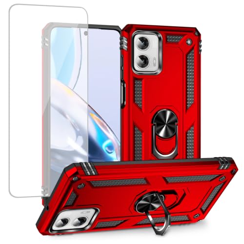 Coque Moto G Power 2023 Rouge Incassable pour Randonnée et Usage Quotidien