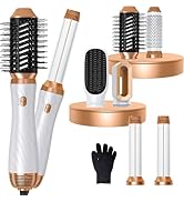 Blow Dryer Brush,6 in 1 Hair Dryer Brush with Air Style Wrap Hair Styler,Negative Ionic Hot Air B...