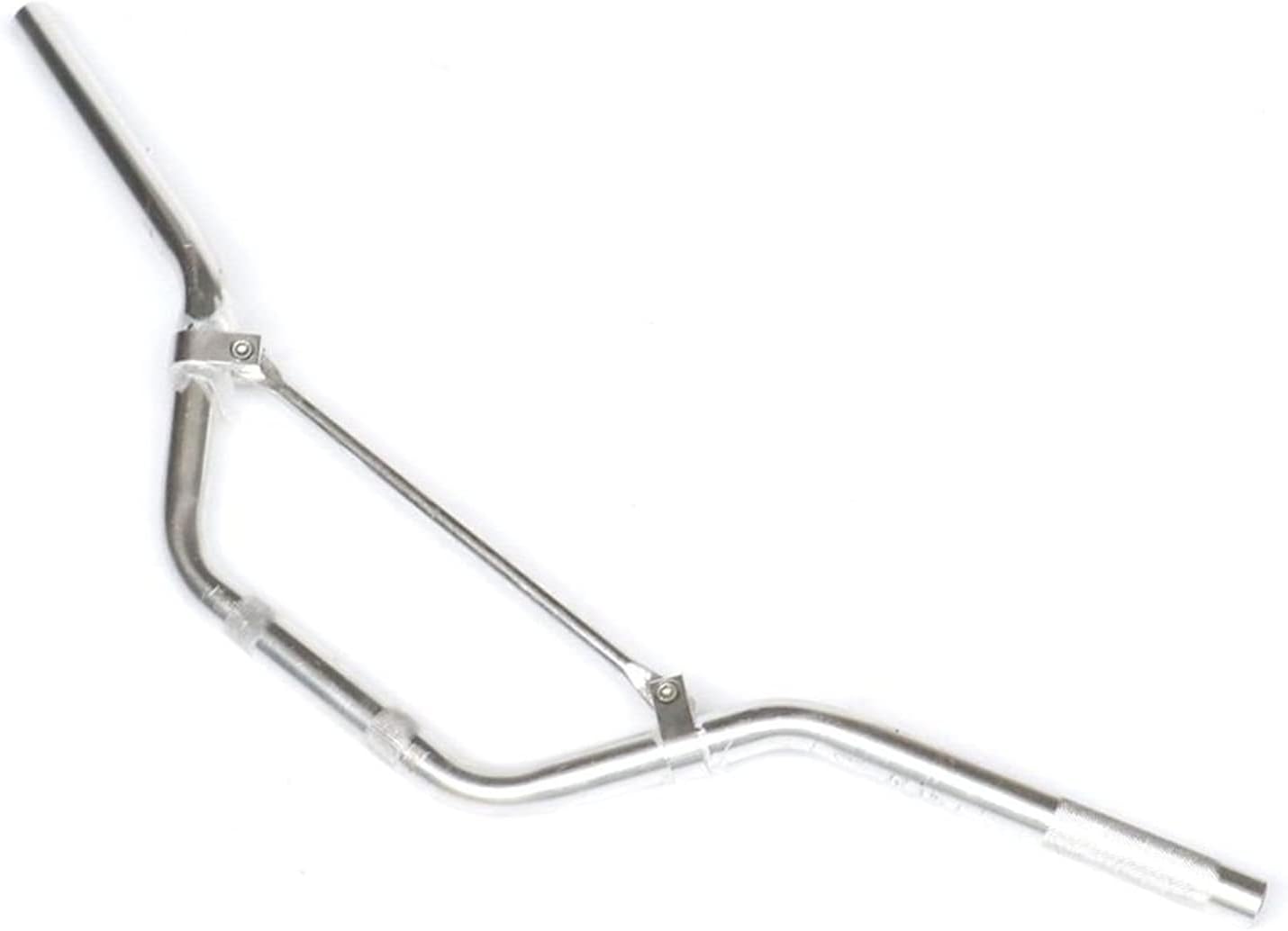 Kierownica motocyklowa, kierownica motocykla 22 mm 7/20.3 cm motocykl aluminium usztywnione uchwyty kierownicy do 50cc 70cc 110cc 125cc 140cc Dirt Pit Bike ATV Scooter (kolor: srebrny)