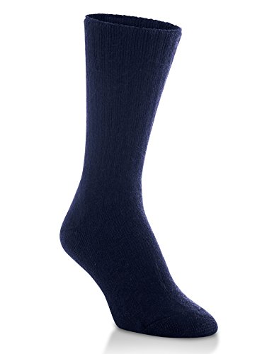 Worlds Softest Womens Crew Socks 1-Pair, MW, Navy