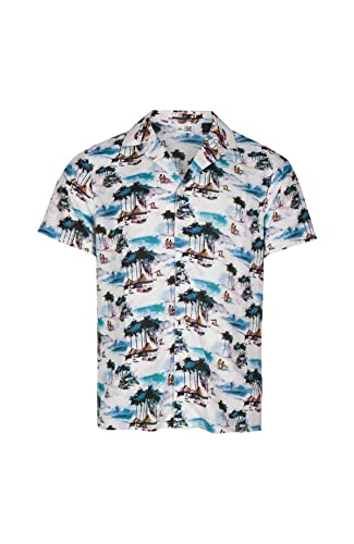O'NEILL Shirts Shortsleeve Coast Shirt Camisa, Hombre, 31012 White, Regular