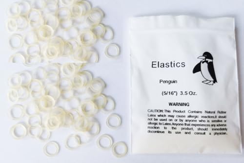 Ambre 5/16 Force moyenne 3,5 oz Orthodontie Bretelles élastiques Bandes en caoutchouc dentaire (1 sac (100 pièces)