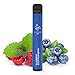 Produktbild Blueberry Sour Raspberry Elfbar 600 + Dampflover-Sticker - Nikotinfreie tpd-konforme Original Elf Bar E-Zigarette (Einweg) mit 600 Zügen Shisha To Blaubeere Saure Himbeere