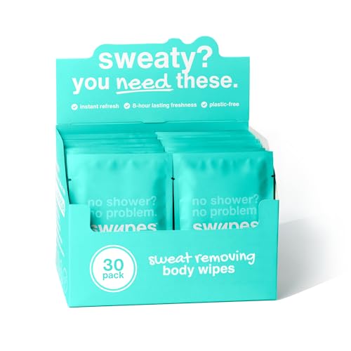 Lingettes corporelles 100% biodégradables Swypes infusées de vitamine E premium