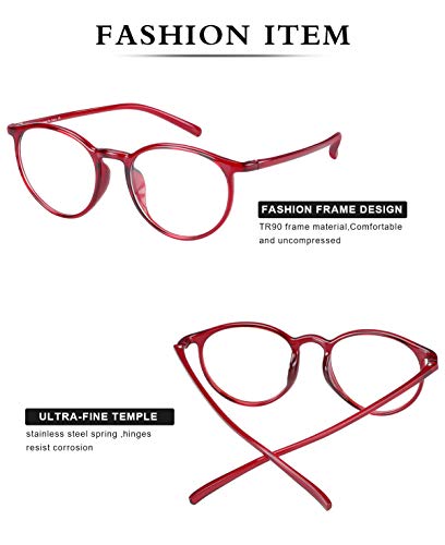 Image of DUCO Superlight Blue Light Blocking Computer Reading and Gaming Eyewear Glasses,Anti Blue Light 100% UV Protection 305