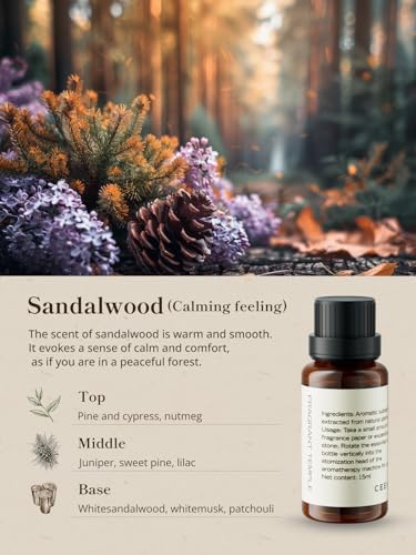 Aceite esencial puro de sándalo 15ml miniatura 2