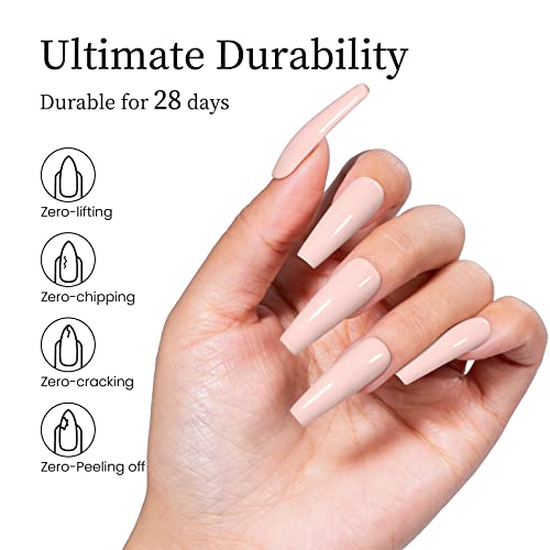 Maychao 15Ml Spring Gel Nail Polish 1Pc Peach Pink Nail Polish Soak Off Uv Gel Polish For Nail Art Manicure Salon Diy At Home, 0.5 Oz #TOP24