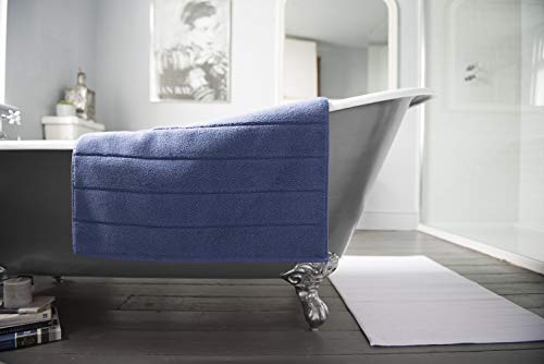 Deyongs Terry Towel Bath Mat, Denim Blue, 55 x 90cm Main Image Small