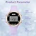 AOOSU Reloj para Mujer con Correa de Silicona Imagen de AOOSU Reloj para Mujer con Correa de Silicona