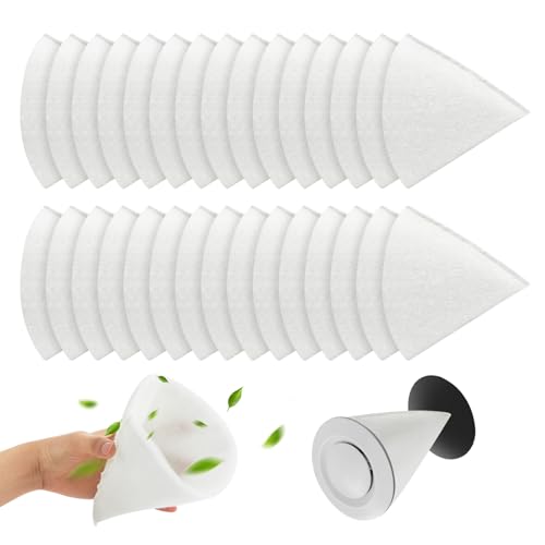 30Stücks Kegelfilter dn 125, G4 Filter Lüftungsanlage, G4 Filtermatte Durchmesser 125 mm, Länge 180 mm, Dicke 8 mm, Lüftungsanlage Ersatz für Zehnder, Maico, Pluggit, Helios Disc Valves, Ersatzfilter