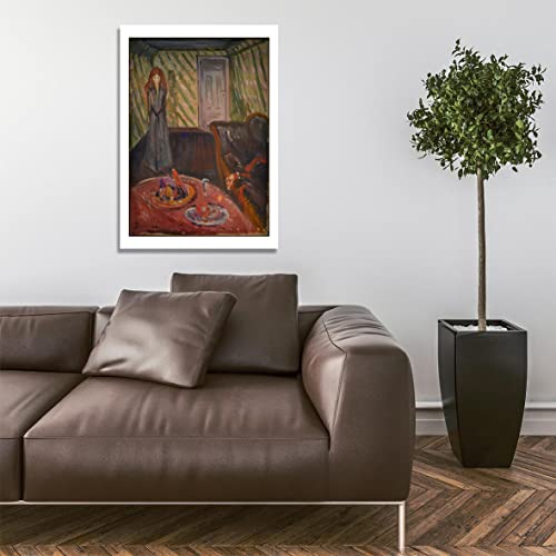 Affiche d'art Edvard Munch Mordersken en impression mate de conservation - 5