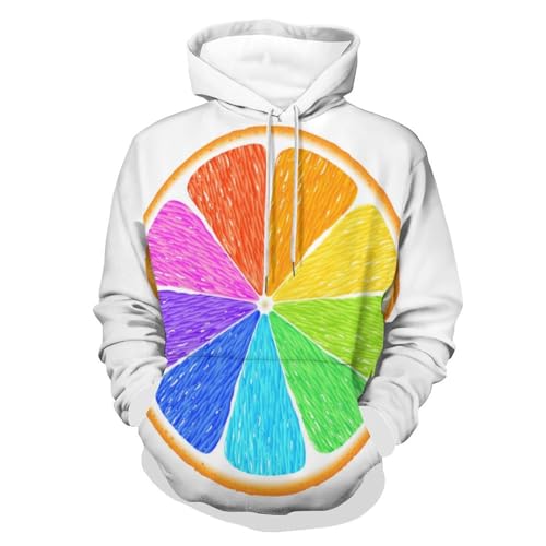 Hoody orange unisexe UMENG fini les vêtements ternes et froids en hiver