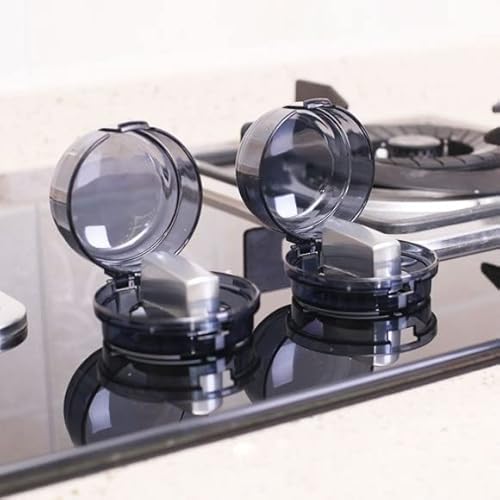 Protetor Para Botão de Fogão Proteção P/Criança e Bebê 4UN (Azul)