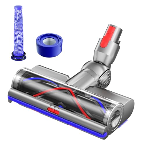 Cabezal de aspiradora de repuesto compatible con aspiradora inalámbrica Dyson V7/V8 Absolute o Animal, las piezas de repuesto Motorhead son adecuadas para fijación de suelo de madera dura
