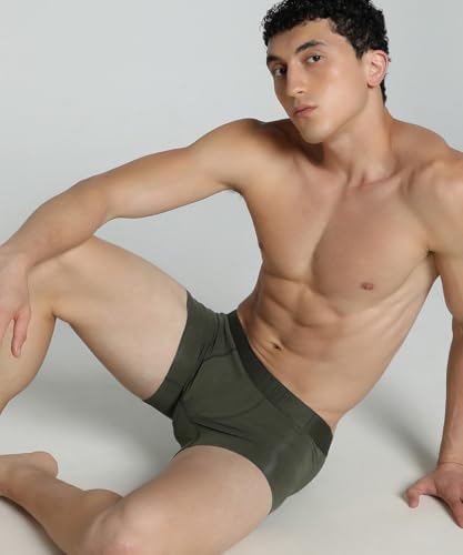 Image of Puma Supima Men's Trunks - Dark Olive
