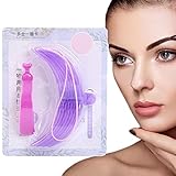 Luckxing Wiederverwendbare Augenbrauenschablonen,8 Stile Wasserdichtes Augenbrauenformer-Kit mit Riemen | Waschbare Augenbrauenkarten für Damen, Damen, Mädchen, Make-up-Accessoires