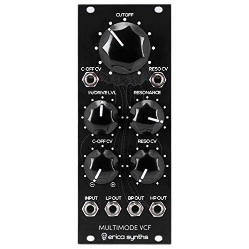 Erica Synths Black Multimode VCF Multi-Mode Eurorack Filter with Germanium Overdrive
