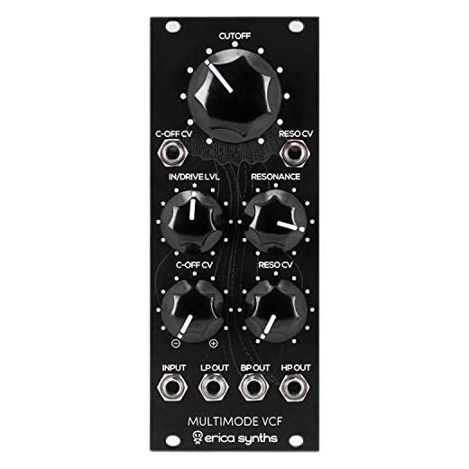 Erica Synths Black Multimode VCF Multi-Mode Eurorack Filter with Germanium Overdrive