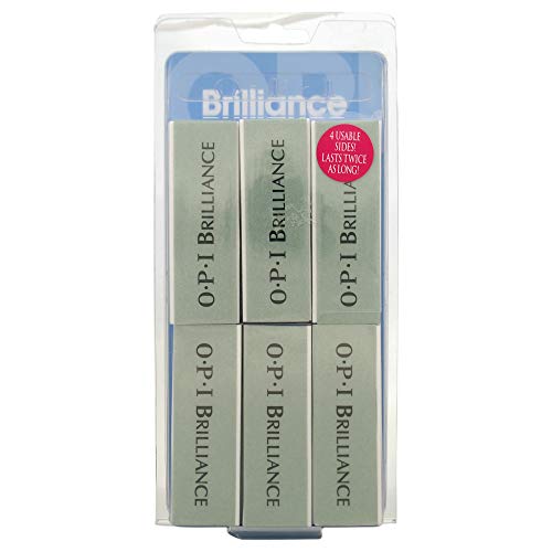 OPI Manicure Kit Essentials & Treatments, Brilliance Block Nail File, 6 Count