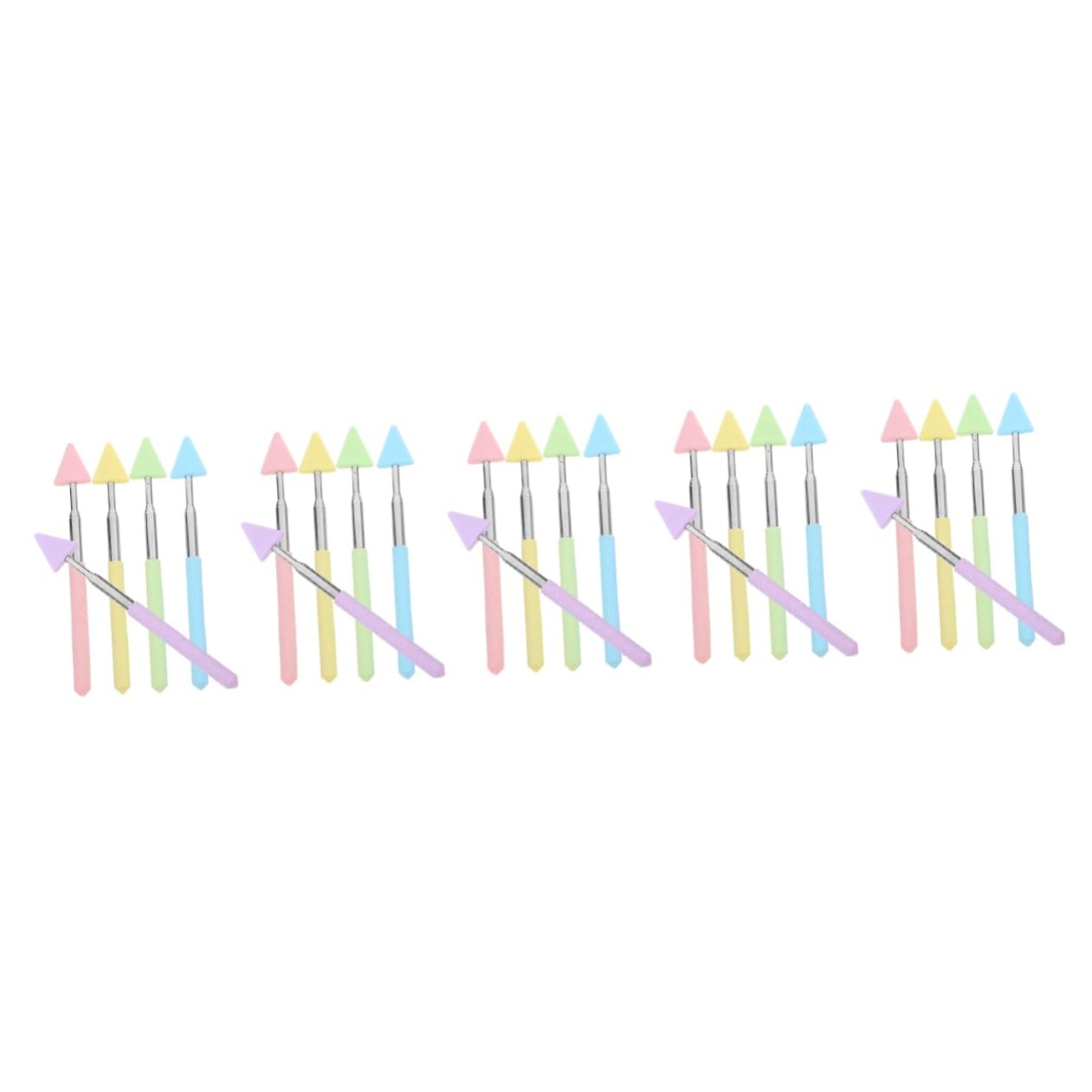 NUOBESTY 5 Ensembles De Guidage De Pointeur Extensible Pointeur Enseignant Rétractable Pointeur Télescopique De Pointeur De Tableau Abdos 5 Pièces * 5