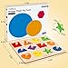 Roberly Shape Wooden Puzzles for Toddlers 1-3, Montessori Toys Peg Puzzle Geometric Color Matching Board for Girls Boys 12-18-24 Months Preschool Learning Educational Toys Birthday Gifts for Kids