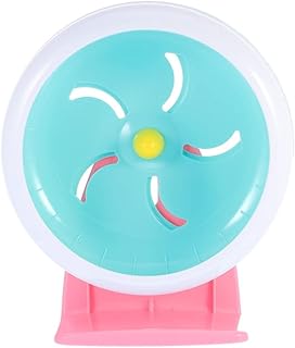 Balacoo Hamster Running Wheel Mini Toys Hedgehog Toys Exercise Roller Hamster Saucer Wheel Hamster Running Saucer Plastic Hamster disc Hamster Plaything Pet Supplies Mini Pet Wheel Sports